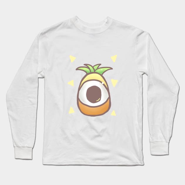 Illuminati Pineapple Long Sleeve T-Shirt by LouNoita